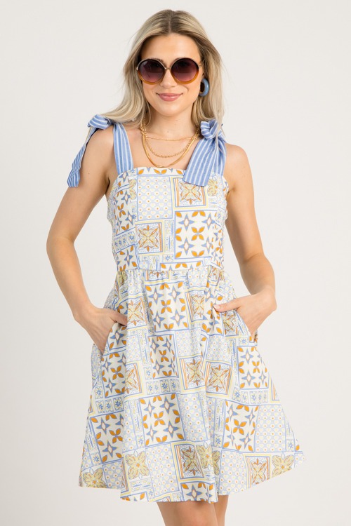Capri Tile Print Dress, Lt Blue - 0702-15p.jpg