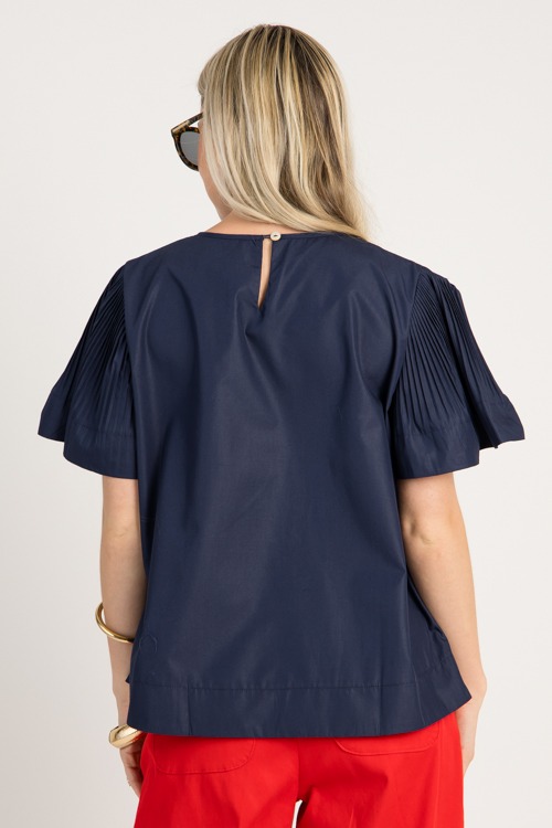 Perfectly Pleated Top, Navy - 0702-67.jpg