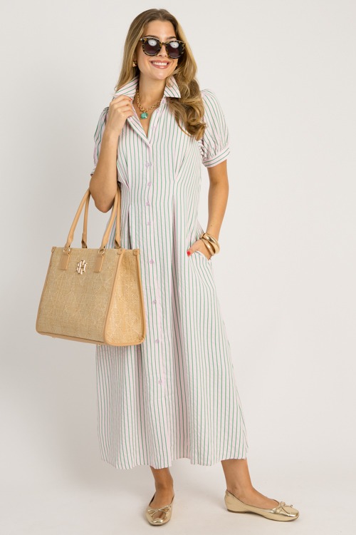 Rachel Stripe Maxi, Pink (NEWEST ARRIVAL)