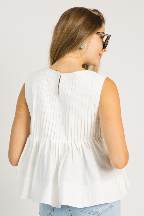 Parker Pleated Tank, White - 0703-38.jpg