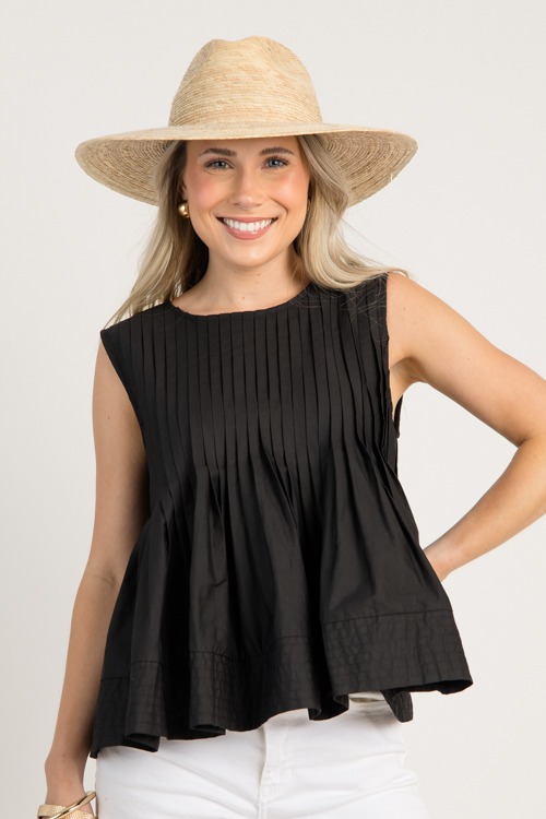 Parker Pleated Tank, Black - 0703-43.jpg