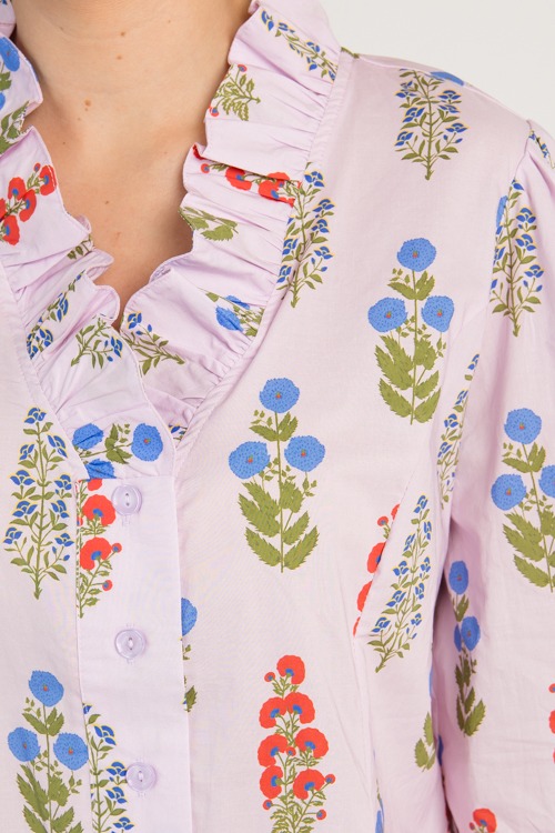 Floral Stems Ruffle Top, Lilac - 0703-74h.jpg