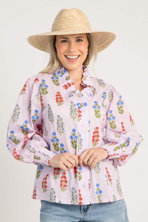 Floral Stems Ruffle Top, Lilac - 0703-76.jpg