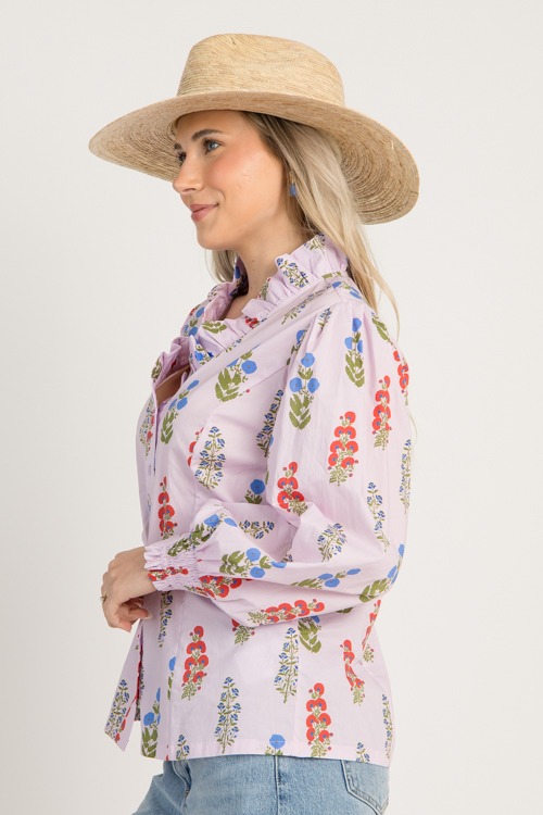 Floral Stems Ruffle Top, Lilac - 0703-77.jpg