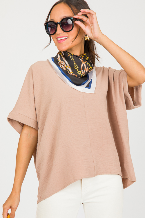 Be Mine Boxy Blouse, Toast