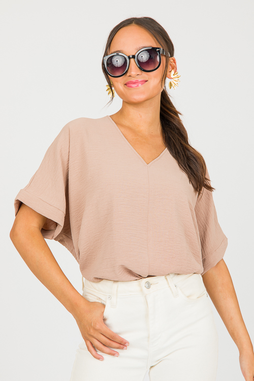 Be Mine Boxy Blouse, Toast