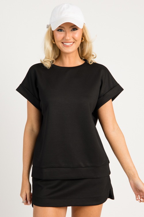 Soft Knit Skort Set, Black - 0707-3.jpg