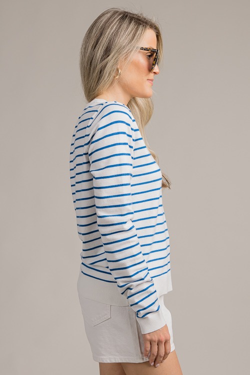 Landon Stripe Sweater, White/Blue - 0708-200.jpg