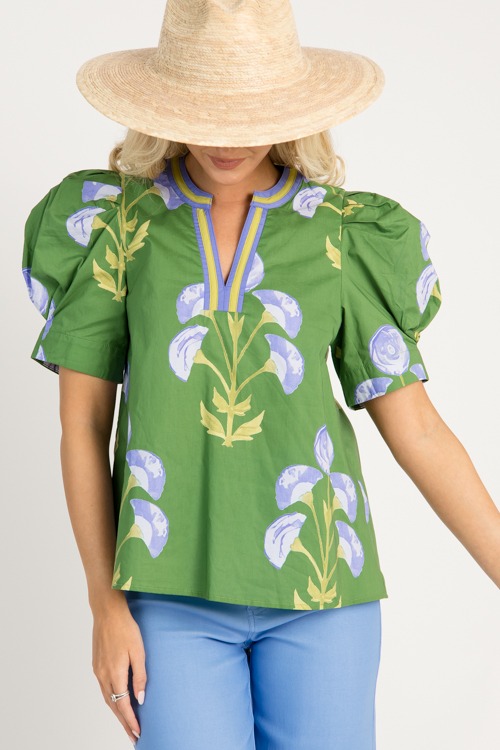 Cadence Floral Top, Green - 0708-50h.jpg