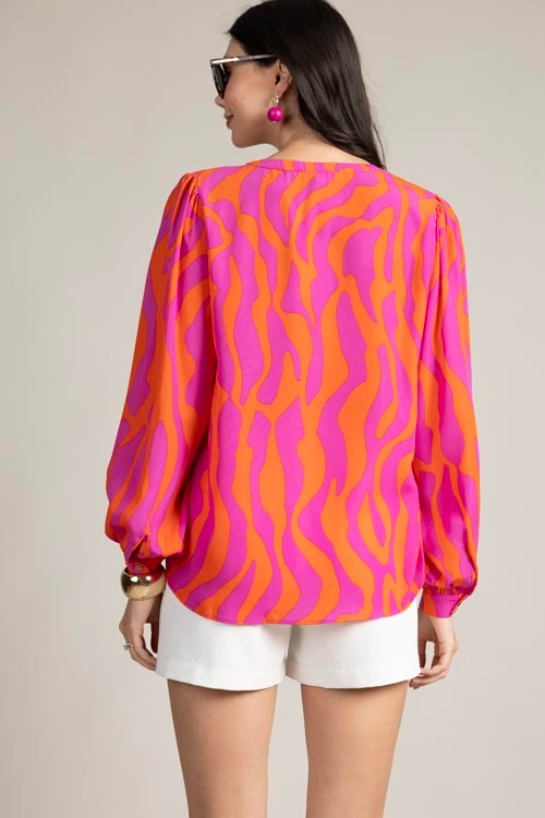 Bold Abstract Top, Orange Pink - 0708-61.jpg