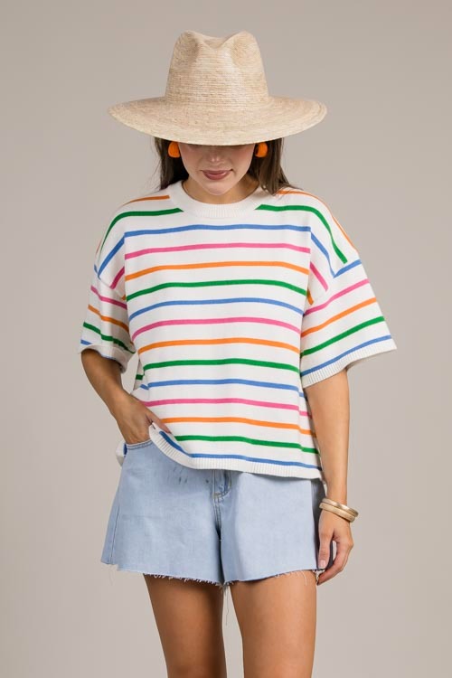 Colorful Stripe Sweater, Off White - 0709-52.jpg