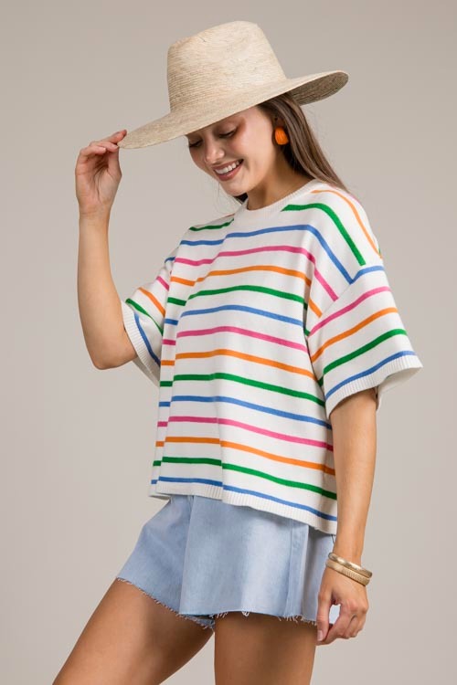 Colorful Stripe Sweater, Off White - 0709-53.jpg