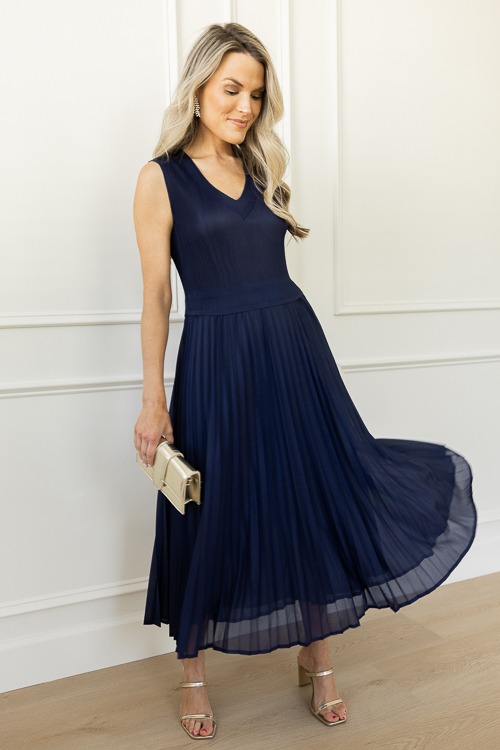 Pleated Contrast Midi, Navy - 0710-115.jpg