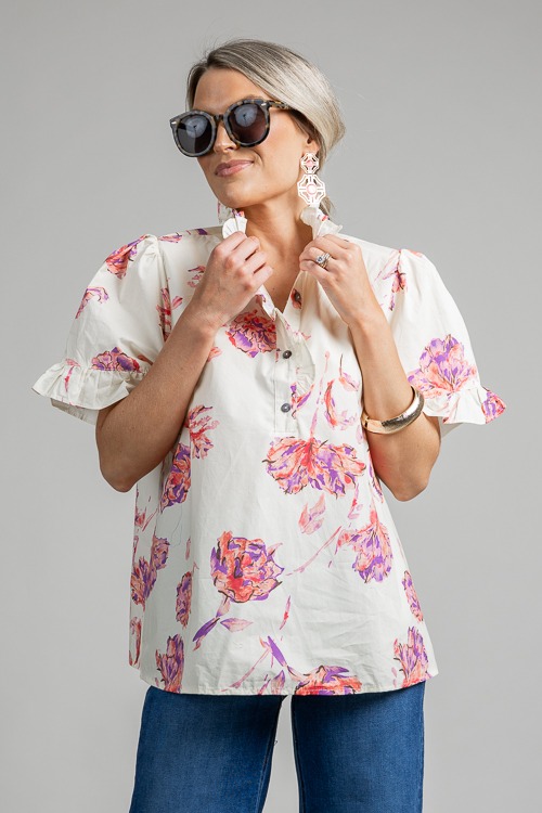 Arlo Floral Top, Cream - 0710-132.jpg