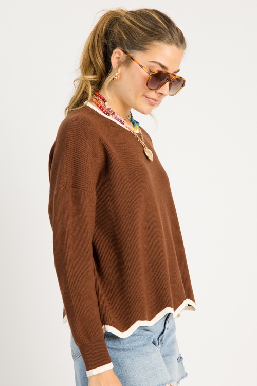 Two-Tone Wavy Hem Sweater, Brow - 0710-137.jpg