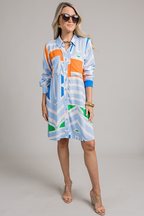 Geo Stripe Shirt Dress, Blue - 0710-53.jpg