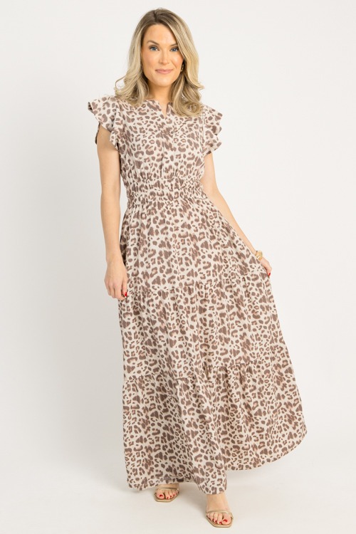 Gabby Leopard Maxi, Lt. Mocha