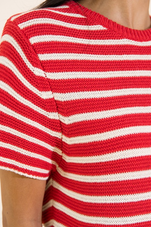 Striped Button Sweater, Red Taupe - 0711-120h.jpg