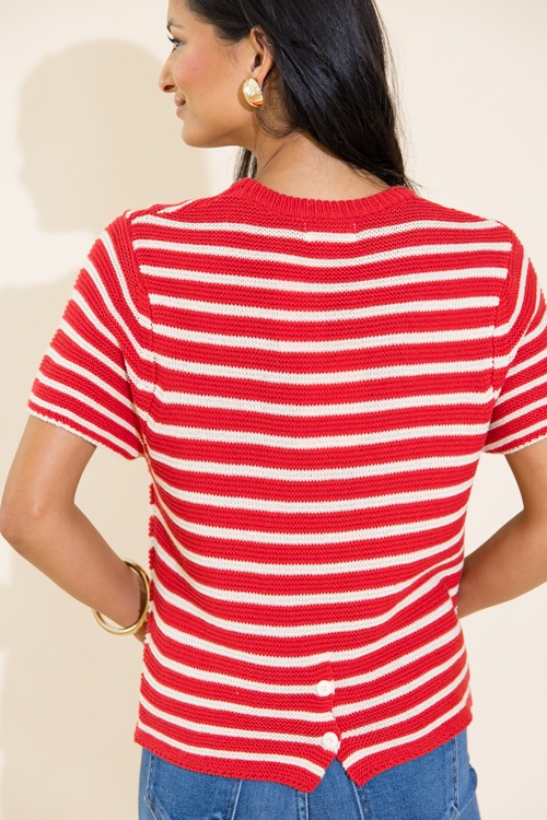 Striped Button Sweater, Red Taupe - 0711-122.jpg