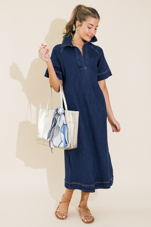 Stretch Denim Collared Midi, Dark - 0711-130.jpg