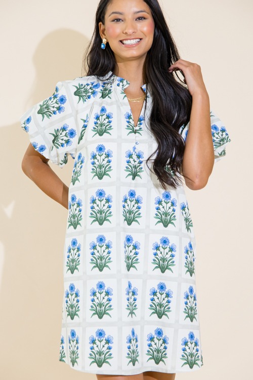 Grid Bloom Dress, Royal - 0711-158.jpg