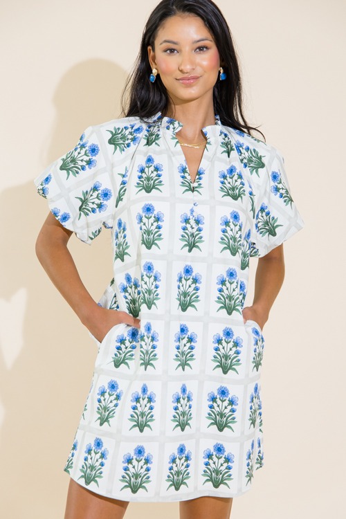 Grid Bloom Dress, Royal - 0711-159.jpg