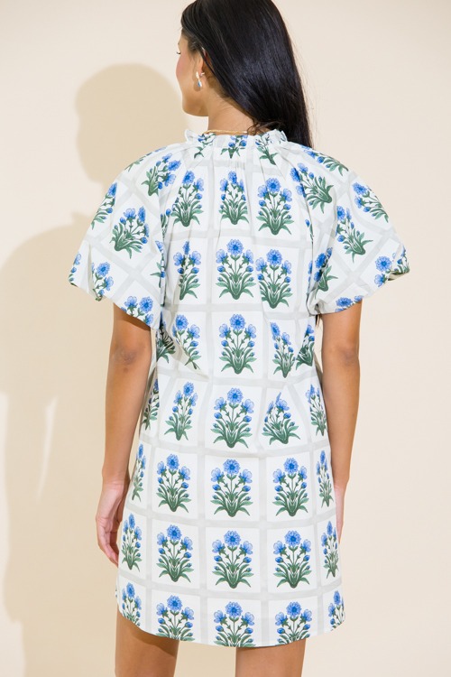 Grid Bloom Dress, Royal - 0711-160.jpg