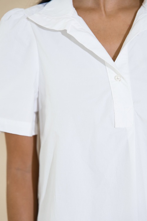 Pearl Button Poplin Top, Off White - 0711-178.jpg