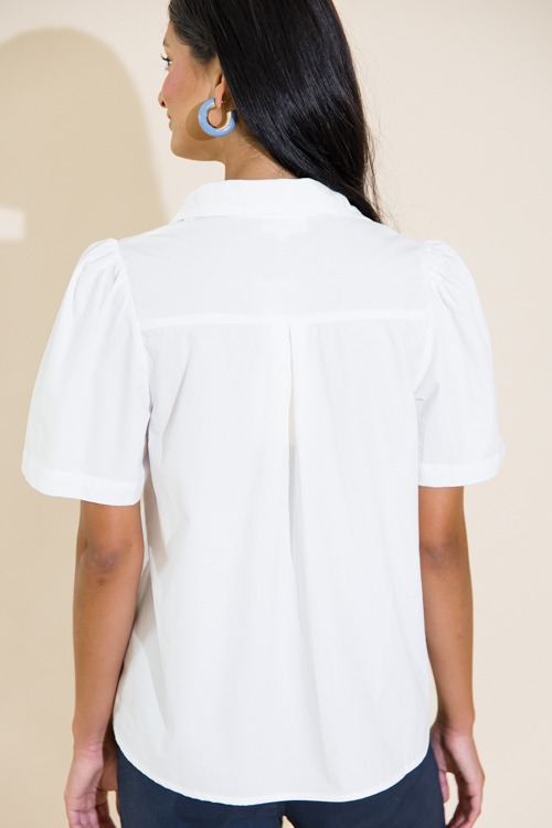 Pearl Button Poplin Top, Off White - 0711-180.jpg
