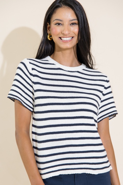 Striped Button Sweater, Cream Navy - 0711-199.jpg