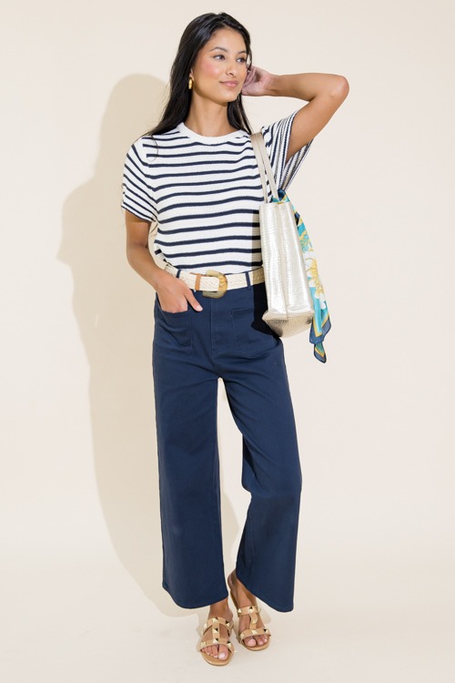 Striped Button Sweater, Cream Navy - 0711-203.jpg
