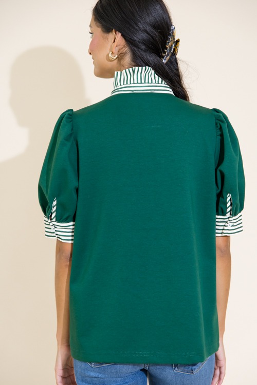 Preppy Stripe Top, Hunter Green - 0711-331.jpg