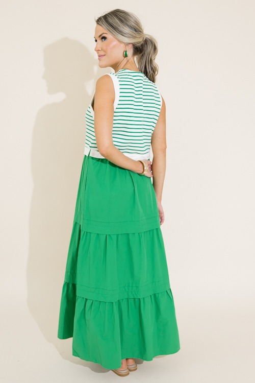 Stripe Bodice Poplin Maxi, Kelly Green - 0711-345.jpg