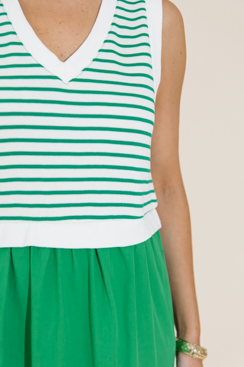 Stripe Bodice Poplin Maxi, Kelly Green - 0711-346.jpg