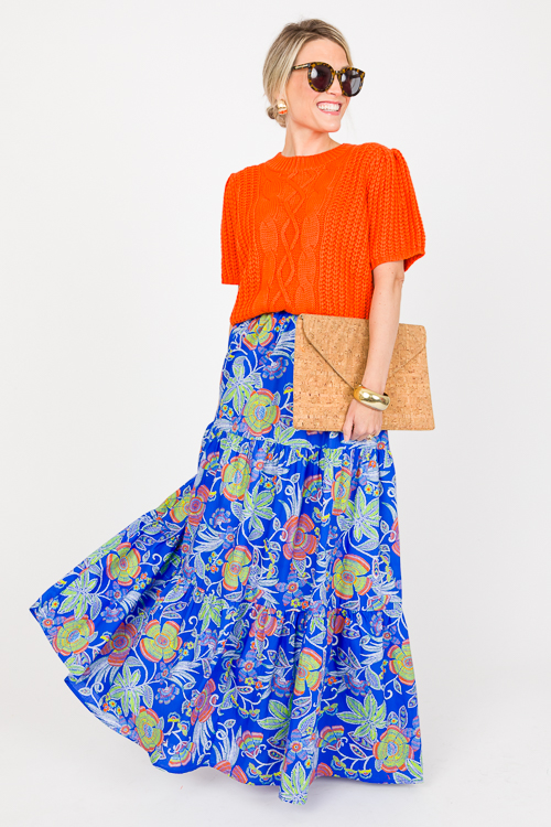 Island Girl Maxi Skirt, Royal