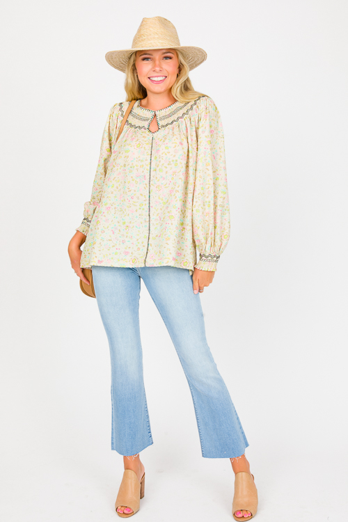 Marlie Cross-Stitch Blouse