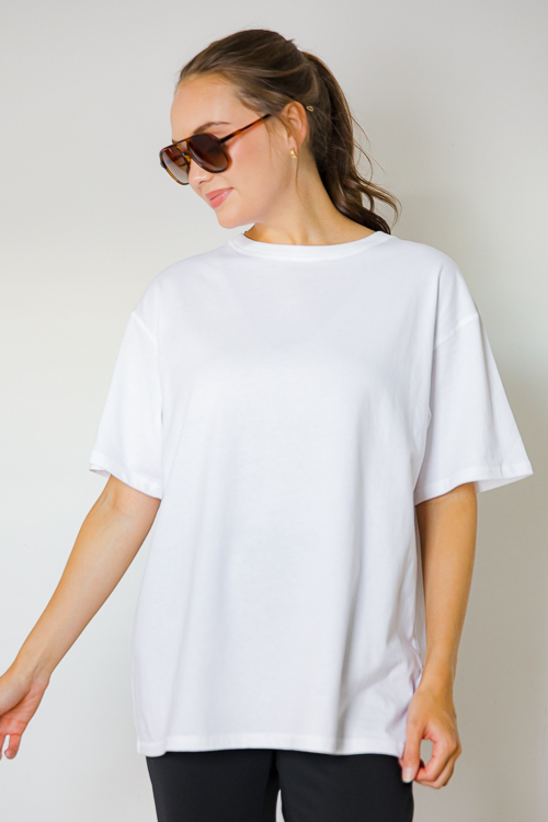Organic Cotton Tee, White