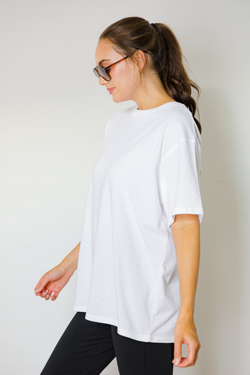 Organic Cotton Tee, White