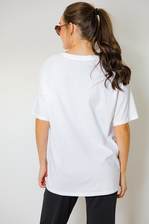 Organic Cotton Tee, White