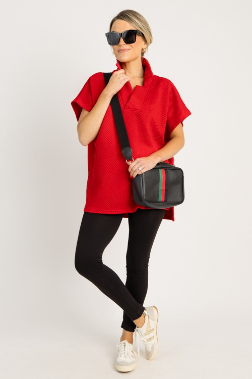 Textured Collar Tunic, Red - 0714-22.jpg