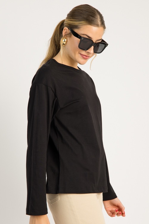 Easy Long Sleeve Tee, Black - 0714-54h.jpg