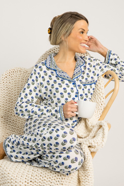 Charlotte PJ Set, Floral
