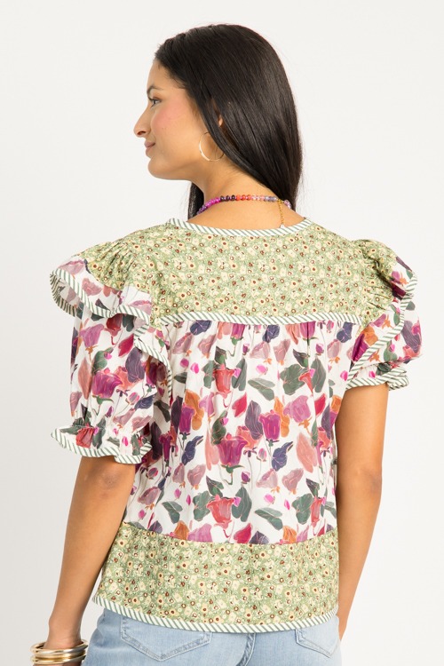 Double Floral Stripe Top, Plum - 0715-61h.jpg