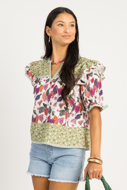 Double Floral Stripe Top, Plum - 0715-63.jpg