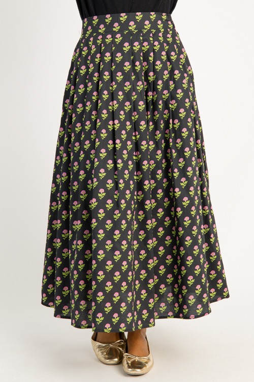 In Bloom Maxi Skirt, Black - 0715-77.jpg