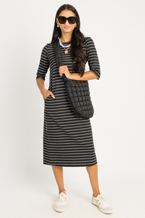 Classic Stripe Knit Midi, Black - 0716-13h.jpg
