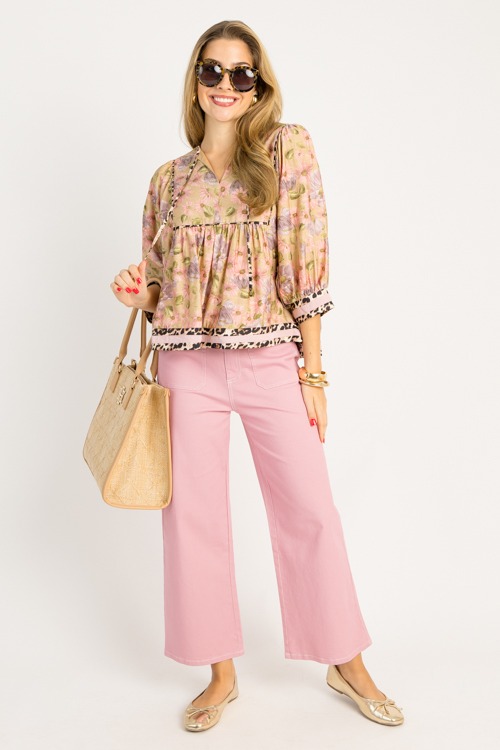 Contrast Stitch Pants, Pink - 0716-55.jpg