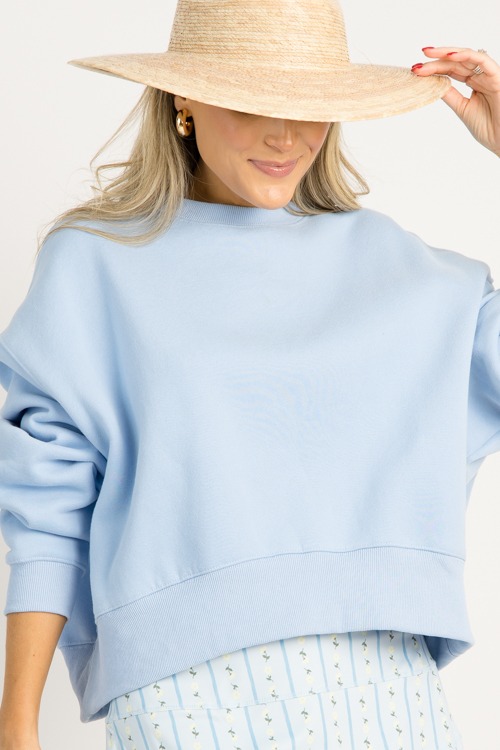 The Perfect Sweatshirt, Baby Blue