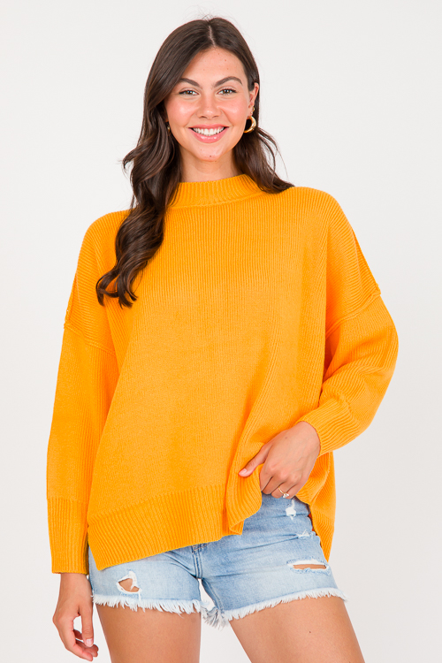 Moxie Sweater, Orange