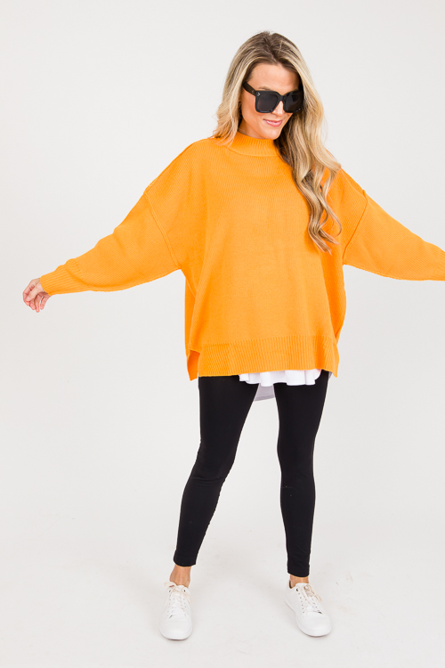 Moxie Sweater, Orange